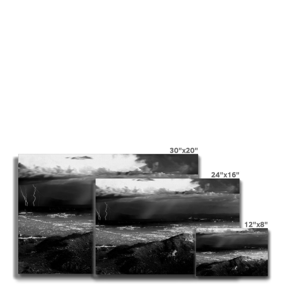 Storms Over Tucson Eco Canvas