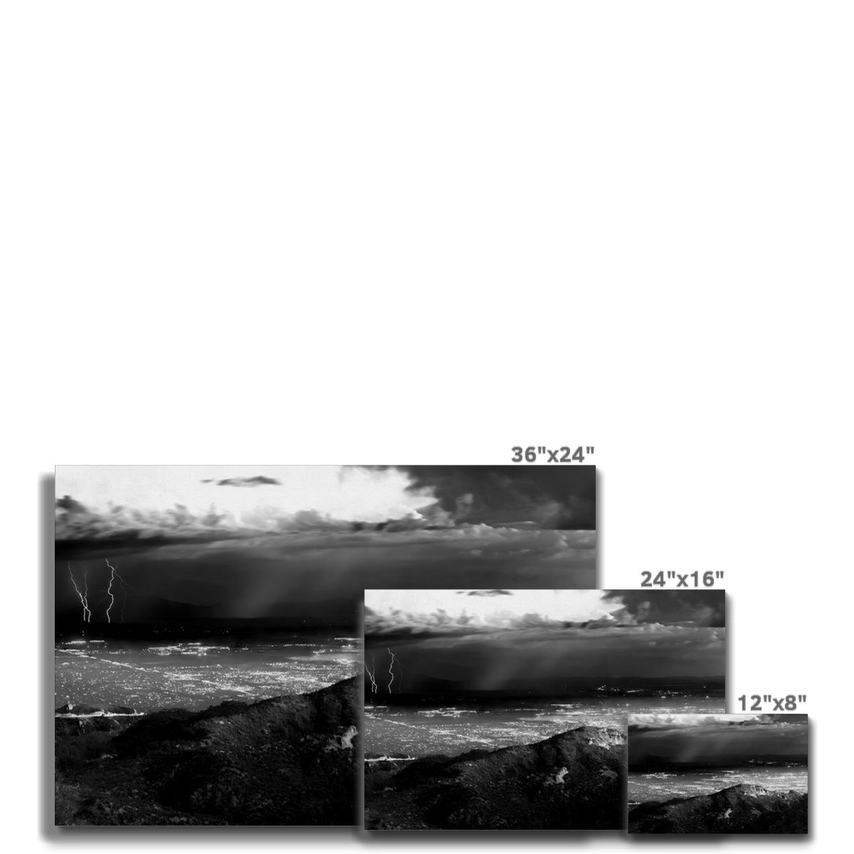 Storms Over Tucson Canvas