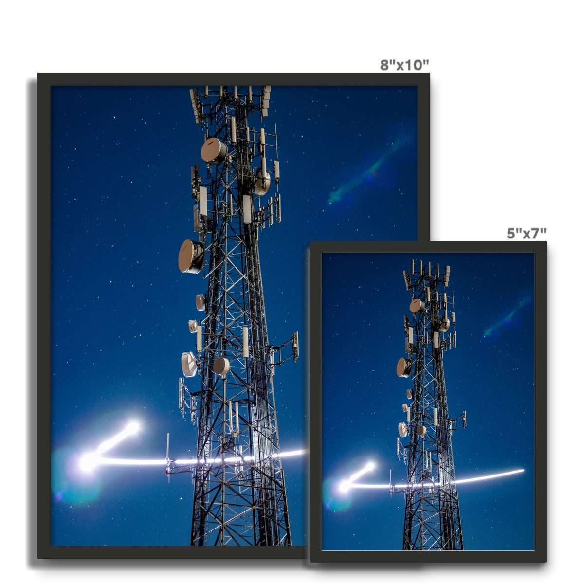 Silver Wings Framed Photo Tile