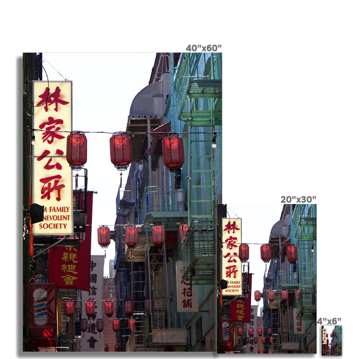 Paper Lanterns Hahnemühle German Etching Print