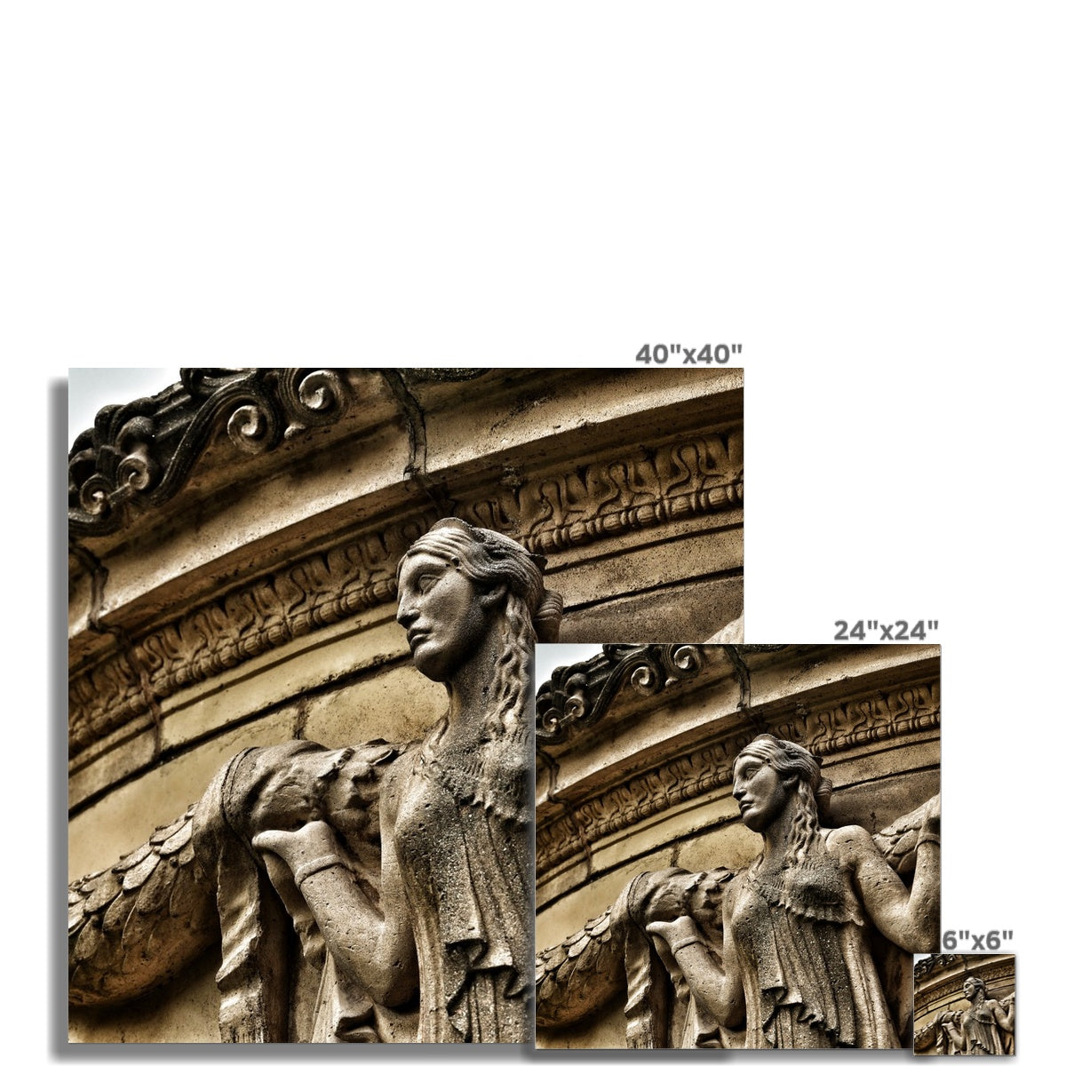 Woman In Stone Hahnemühle Photo Rag Print