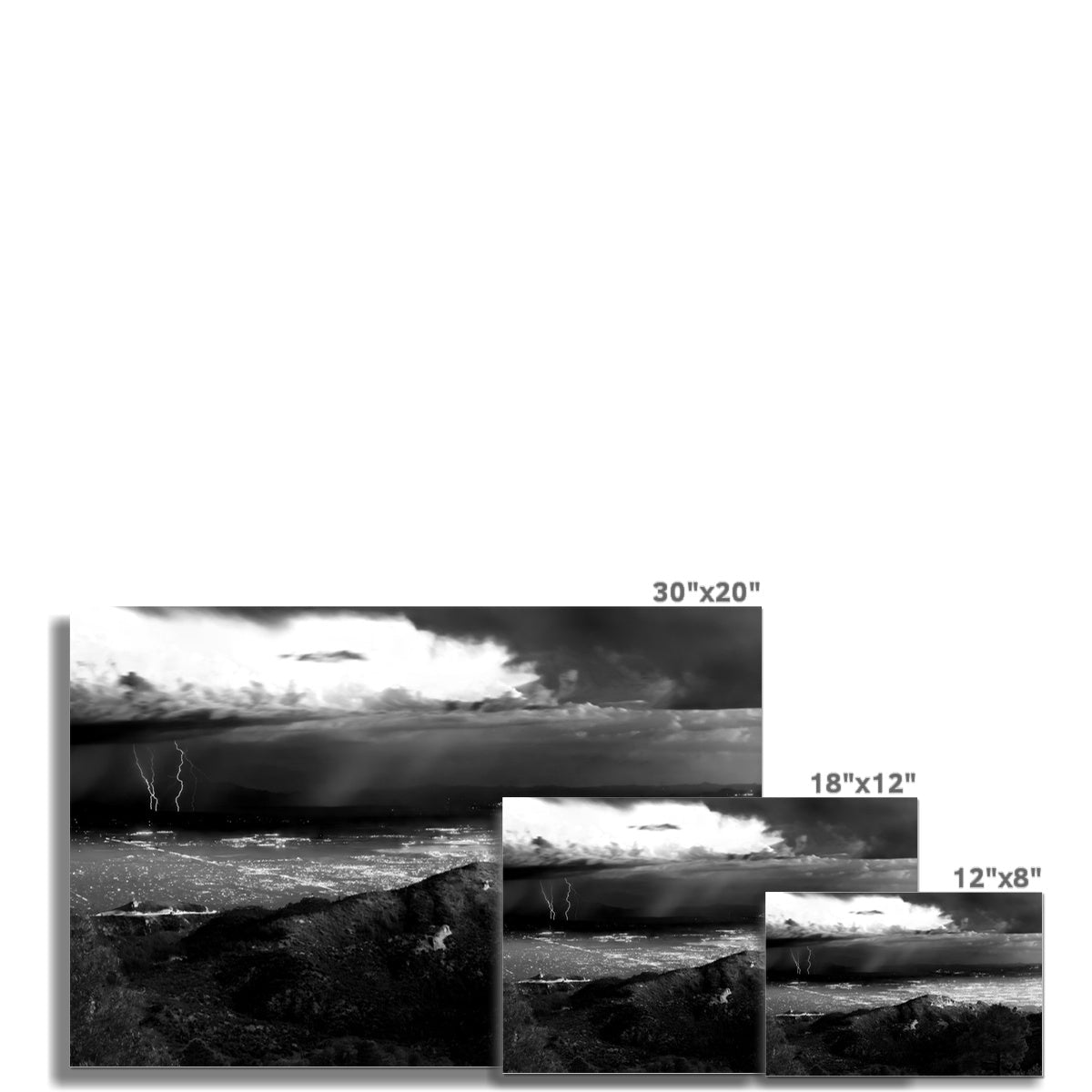 Storms Over Tucson Hahnemühle German Etching Print