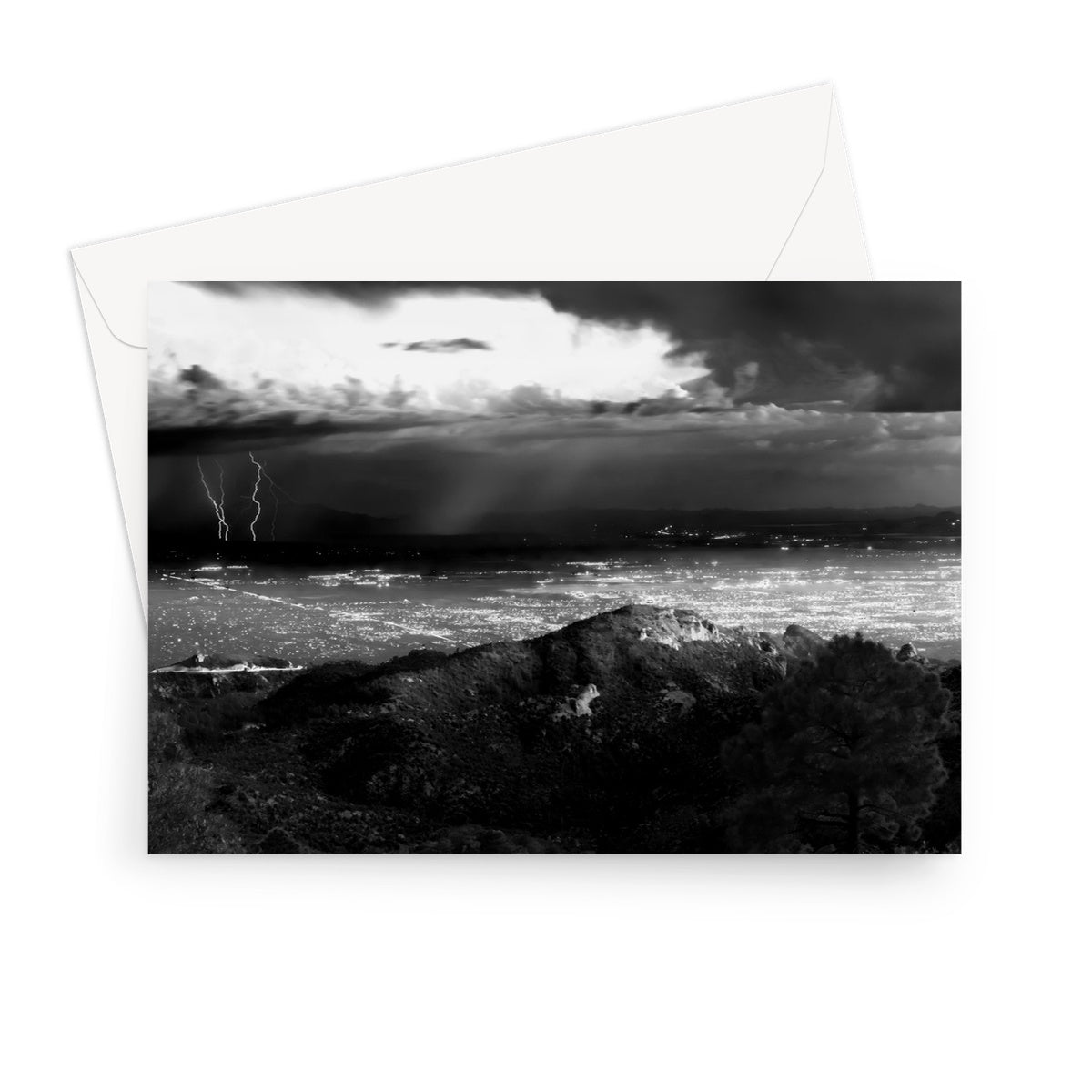 Storms Over Tucson Greeting Card