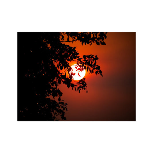 Fuoco Nel Cielo Wall Art Poster