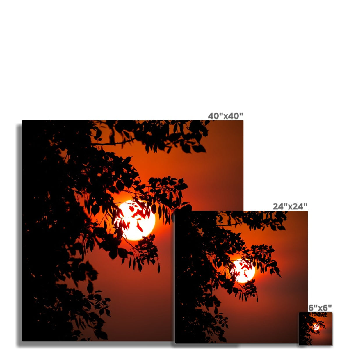 Fuoco Nel Cielo Photo Art Print