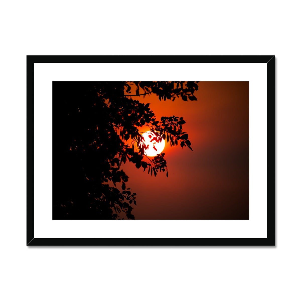 Fuoco Nel Cielo Framed & Mounted Print