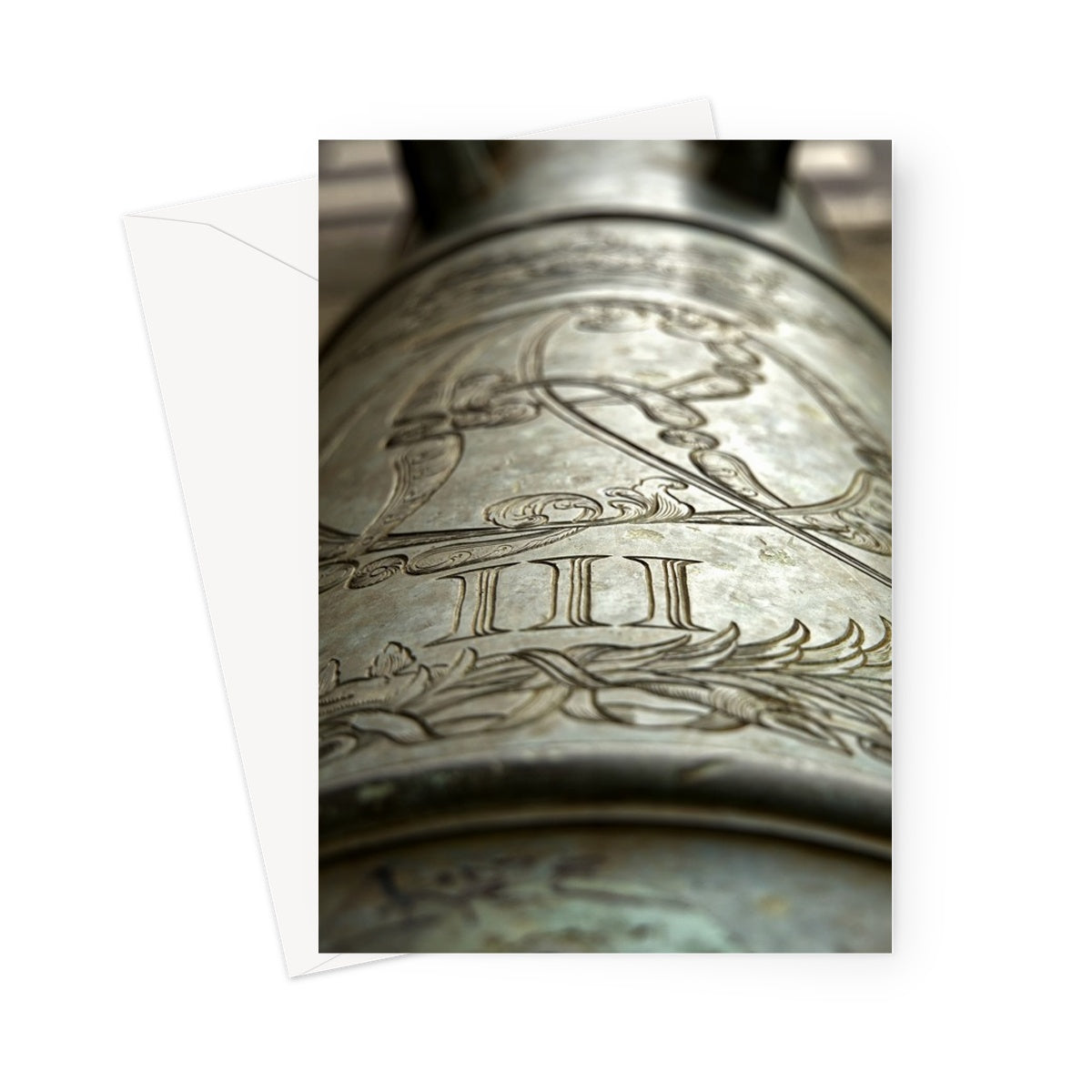Old Boom Greeting Card