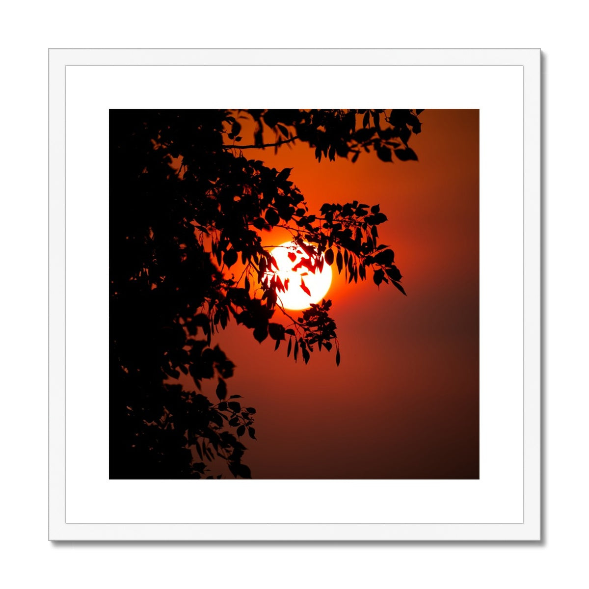 Fuoco Nel Cielo Framed & Mounted Print
