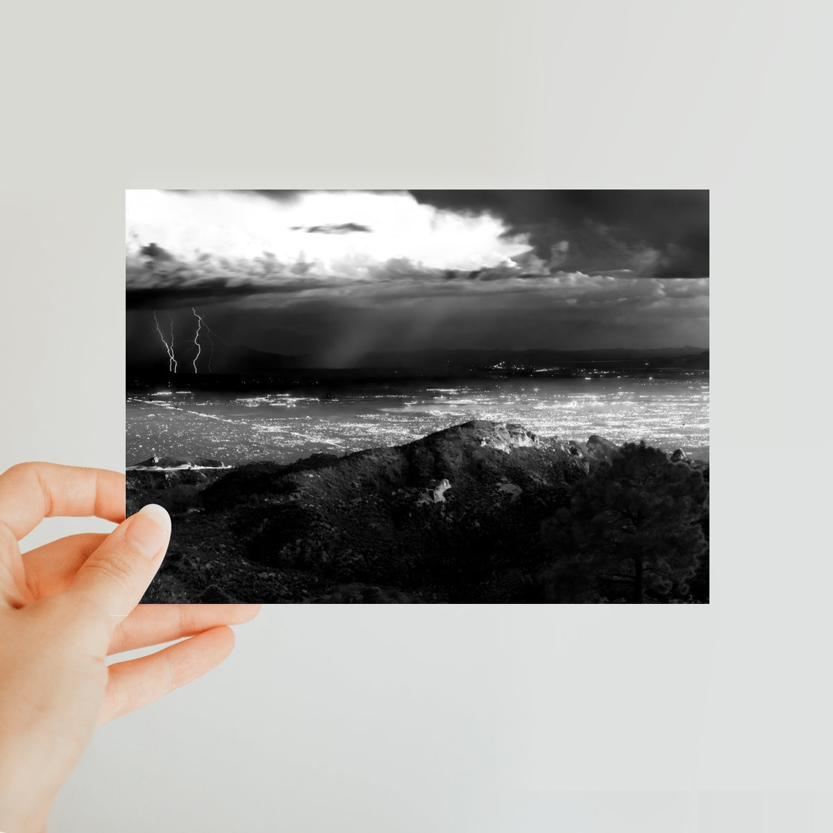 Storms Over Tucson Classic Postcard