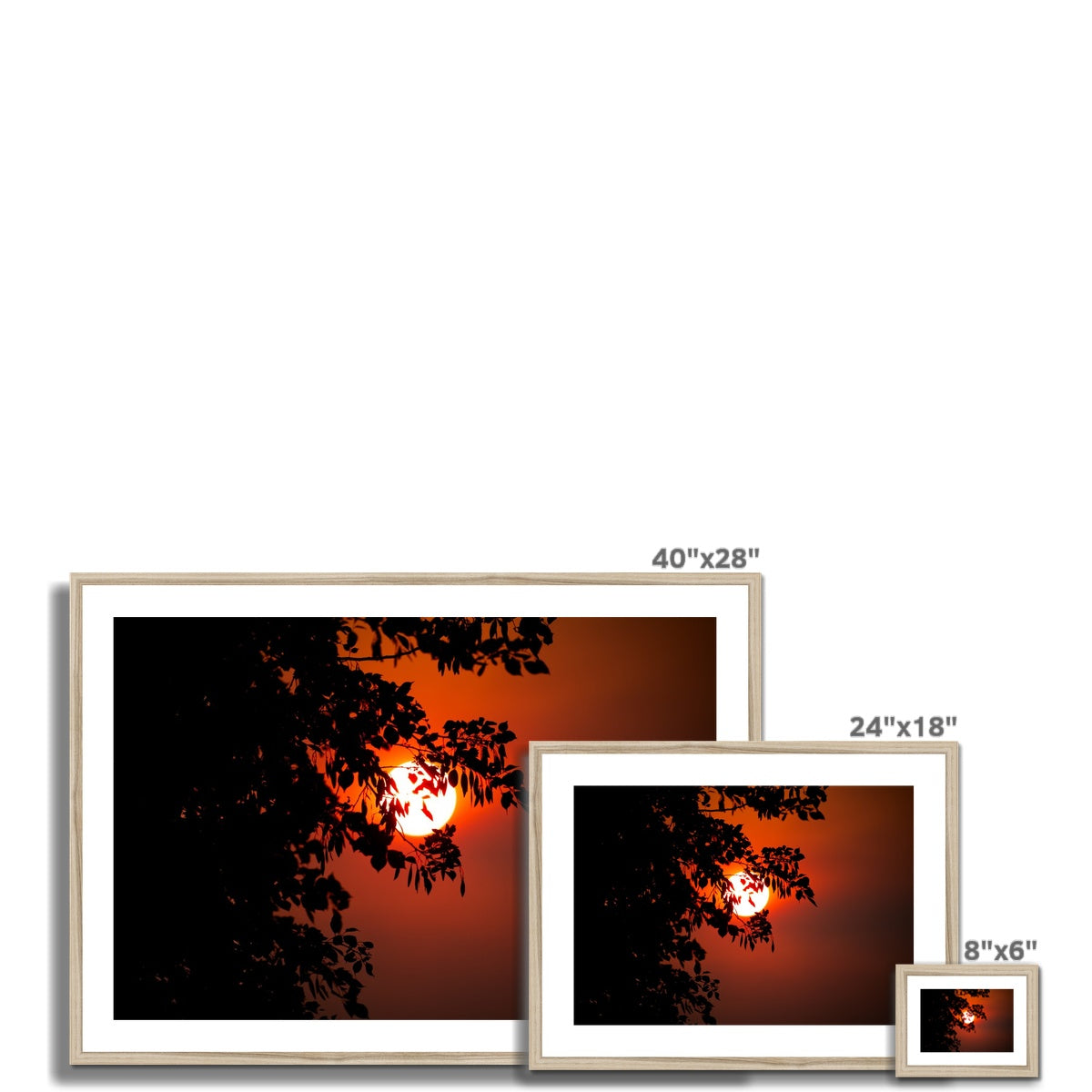 Fuoco Nel Cielo Framed & Mounted Print