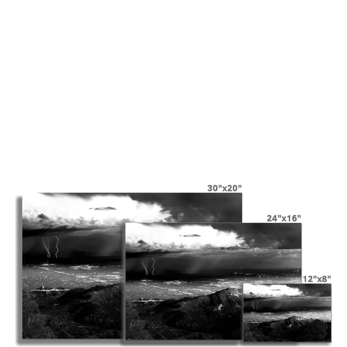 Storms Over Tucson Hahnemühle Photo Rag Print
