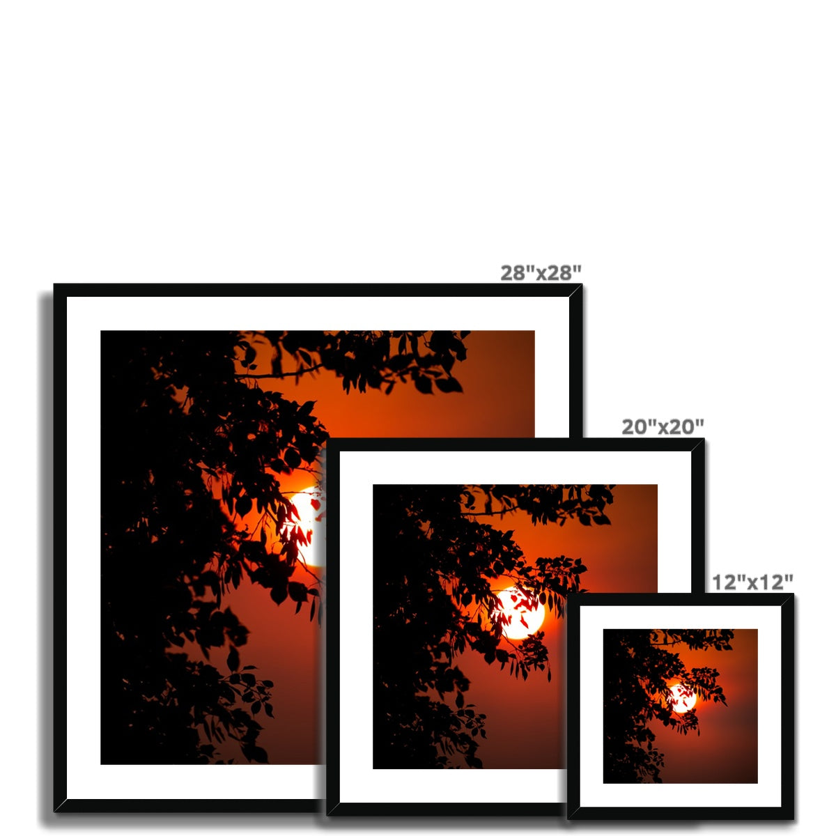Fuoco Nel Cielo Framed & Mounted Print